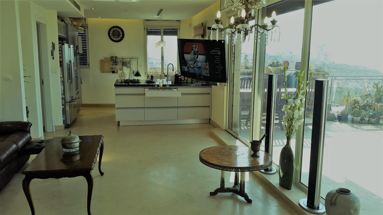 Appartamento Jaffa Family Penthouse, Sea Front , 3Br, 2Ba, Tel Aviv Esterno foto